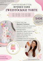 2 Tages Kurs Zweistöckige Torte