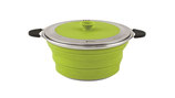 Collaps Pot with Lid M lime green (650628)