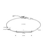 Zilver - Graveerarmband – Plaatje
