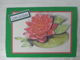Carte 3D "Nénuphar"
