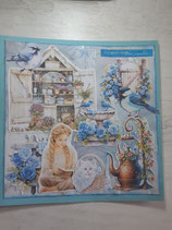 Carte "Jardin bleu"