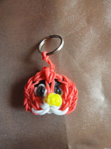 Porte clefs Loom Angry bird