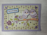 Carte 3D "Printemps"