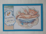 Carte 3D "Chat"