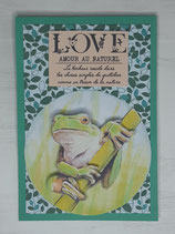 Carte 3D "Grenouille"