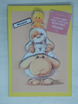 Carte 3D "Amis"