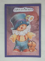 Carte 3D "Clown"