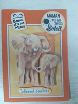 Carte 3D "Eléphants"