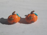 Boucles d'oreille "Maison Citrouille"