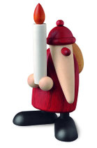 Weihnachtsmann mit Kerze, klein