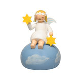 ProduktnameEngel mit Margeritenkranz auf Wolken, sitzend (Jubiläumsfigur, Fertigung ausschließlich im Jahr 2025)