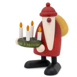 Weihnachtsmann mit Adventskranz, klein