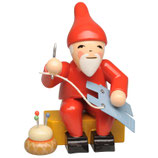 Heinzelmännchen mit Nadel und Faden