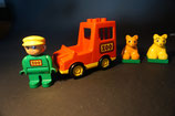 Duplo Zoowagen mit Wärter und Tierbaby