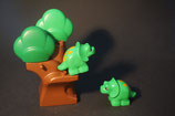 Duplo 2 kleine Dinos mit Baum als Set