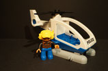 Duplo Polizeihubschrauber mit Pilot als Set