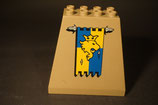 Duplo Ritterburg Grundmauerstein mit Wappen