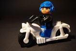 Duplo Polizist auf Motorrad