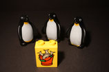 Duplo 3 Pinguine mit Motivstein als Set