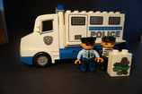 Duplo großes Polizeiauto mit Blaulicht als Set