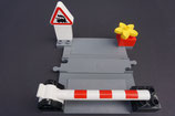 Duplo Bahnübergang grau Set mit Schild