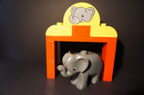 Duplo Elefant mit Torbogen als Set