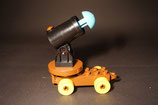 Duplo fahrbare Kanone