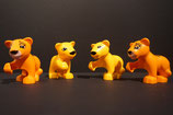 Duplo Löwen-/Tigerbabies (4 Tiere) als Set