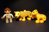 Duplo Leopardin mit Kind