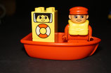 Duplo Ruderboot mit Kapitän als Set