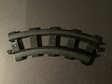 Duplo Gleis gebogen schwarz