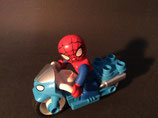 Duplo Superheld auf Motorrad