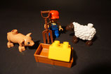 Duplo Bauer mit Tieren + Trog  als Set