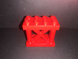Duplo Brückenstein 2x4 rot