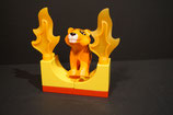 Duplo Tiger mit Flammen