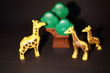 Duplo Giraffenfamilie (3 Tiere)  mit Baum als Set