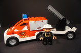 Duplo Feuerwehrwagen (neues Modell) mit  Anhänger als Set