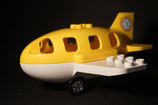 Duplo Flugzeug gelb/weiß