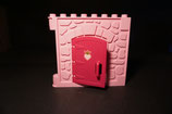 Duplo Schlosswand rosa einzeln mit Tor pink