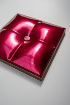 BIg Red Metallic Pillow