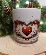 Tasse Weihnachtsherz