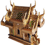 Geisterhaus gold-antik
