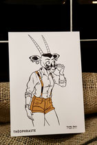 Carte postale Oryx sans tatouage