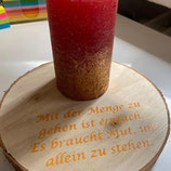 Kerzenscheibe ca 20cm