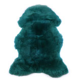 Peau de mouton teintée vert sapin