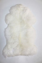Peau de brebis / mouton / agneau naturelle blanche