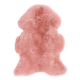 Peau de mouton teintée rose poudré