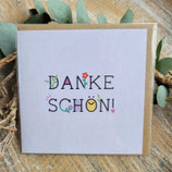 Karte 'Danke Schön'