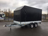 Stema ST O2 27-40-18.2Tandem Tieflader 2700 kg mit Plane