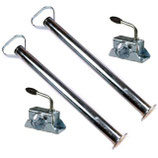 2 Stützen mit Halter und Einbau